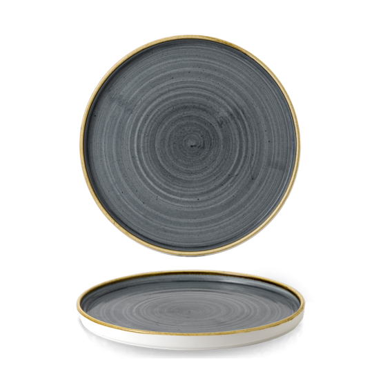 Stonecast Blueberry Chefs' Walled Plate